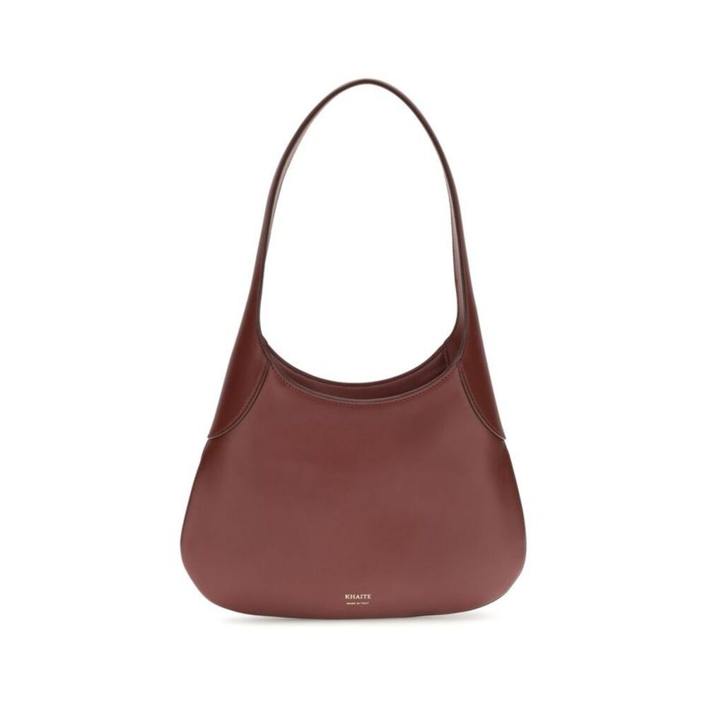 Khaite Bordeaux Calf Leather Bos Taurus Shoulder Women's Bag